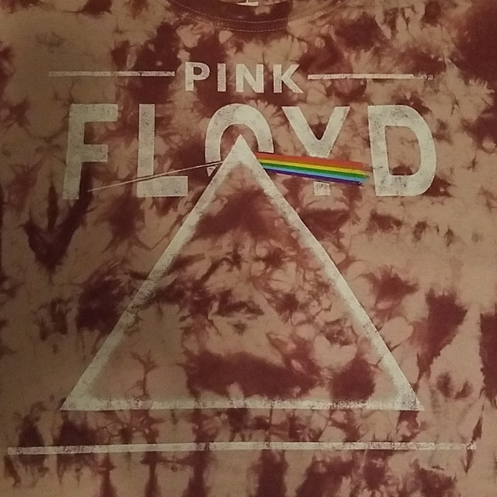Pink Floyd tie-dyed crop top - Picture 2 of 4